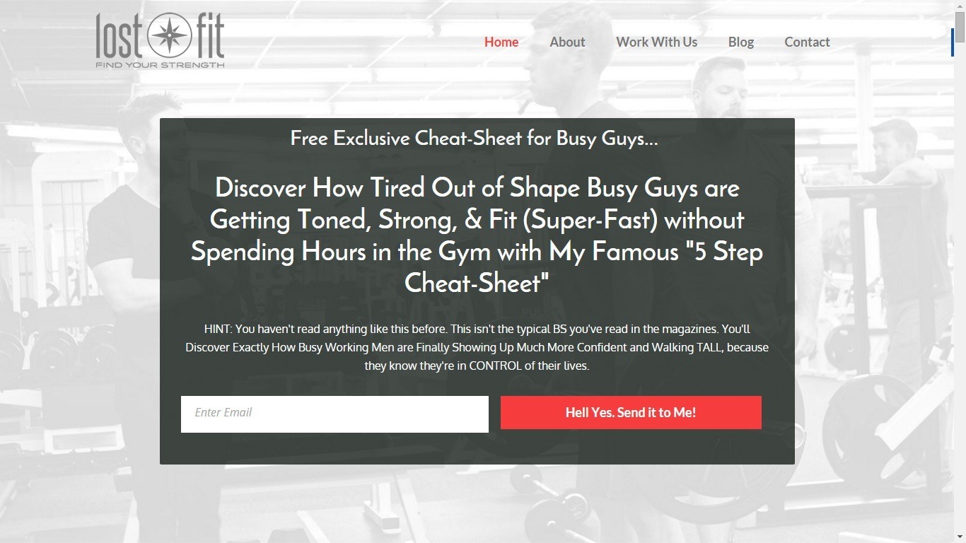 personal trainer website example usa